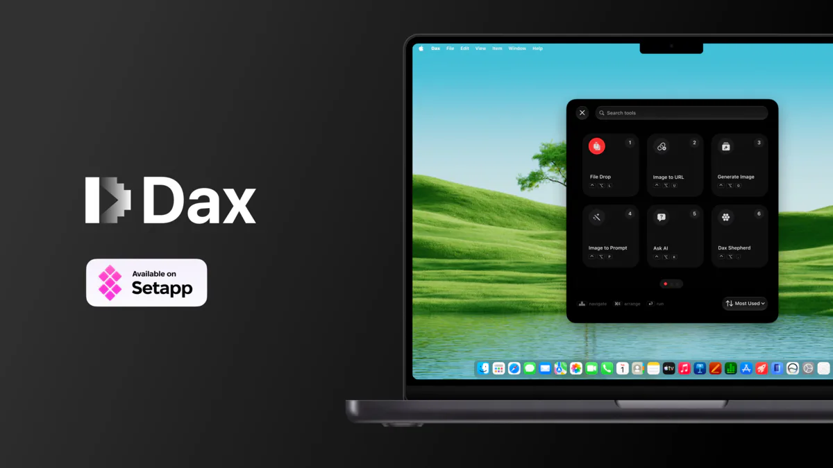 Dax product shot